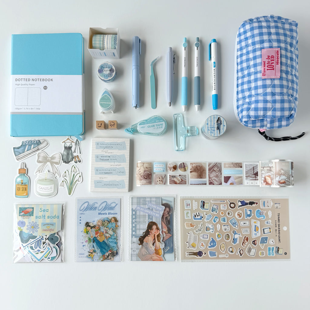 Blue Calm Journaling Set 💙☁️