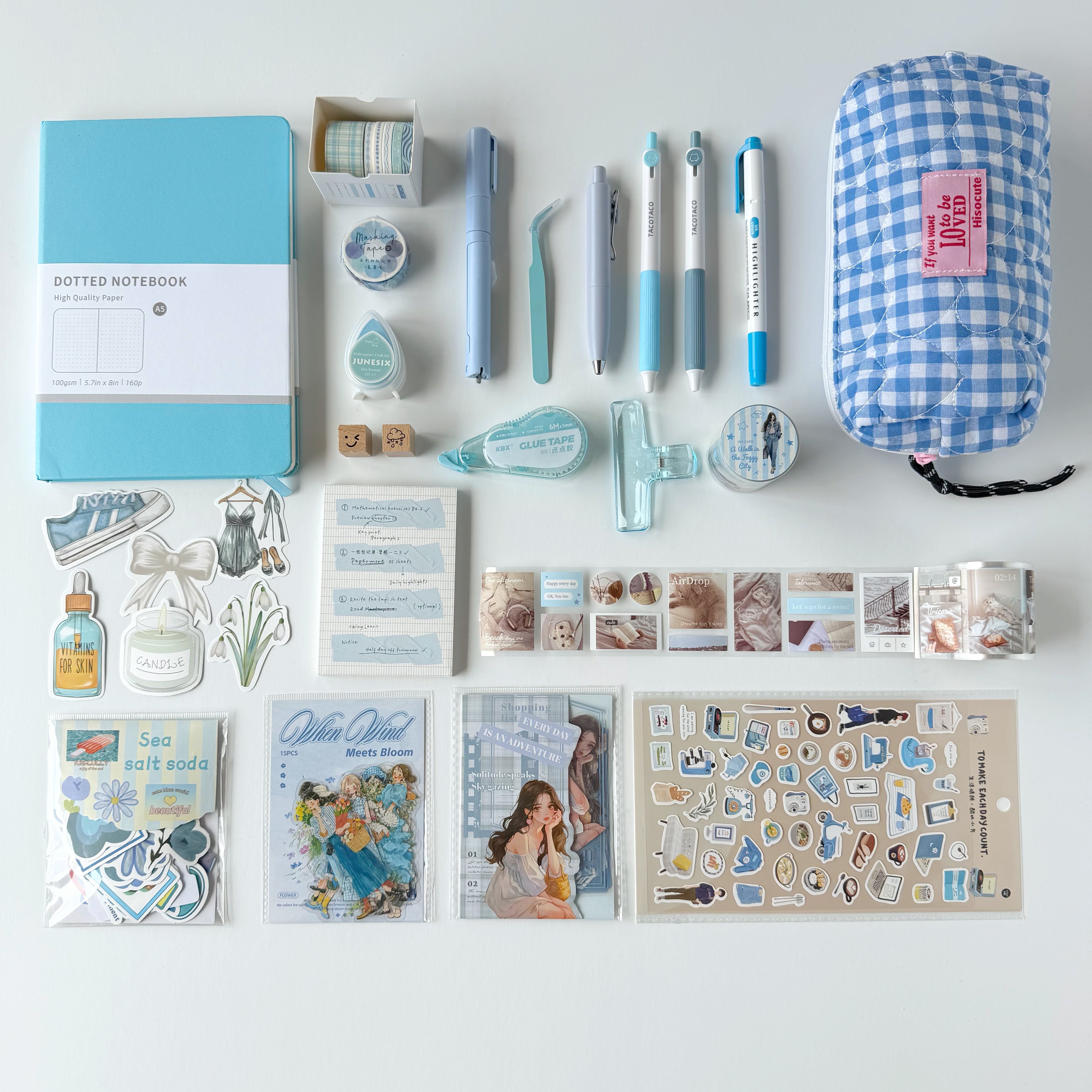 Blue Calm Journaling Set 💙☁️