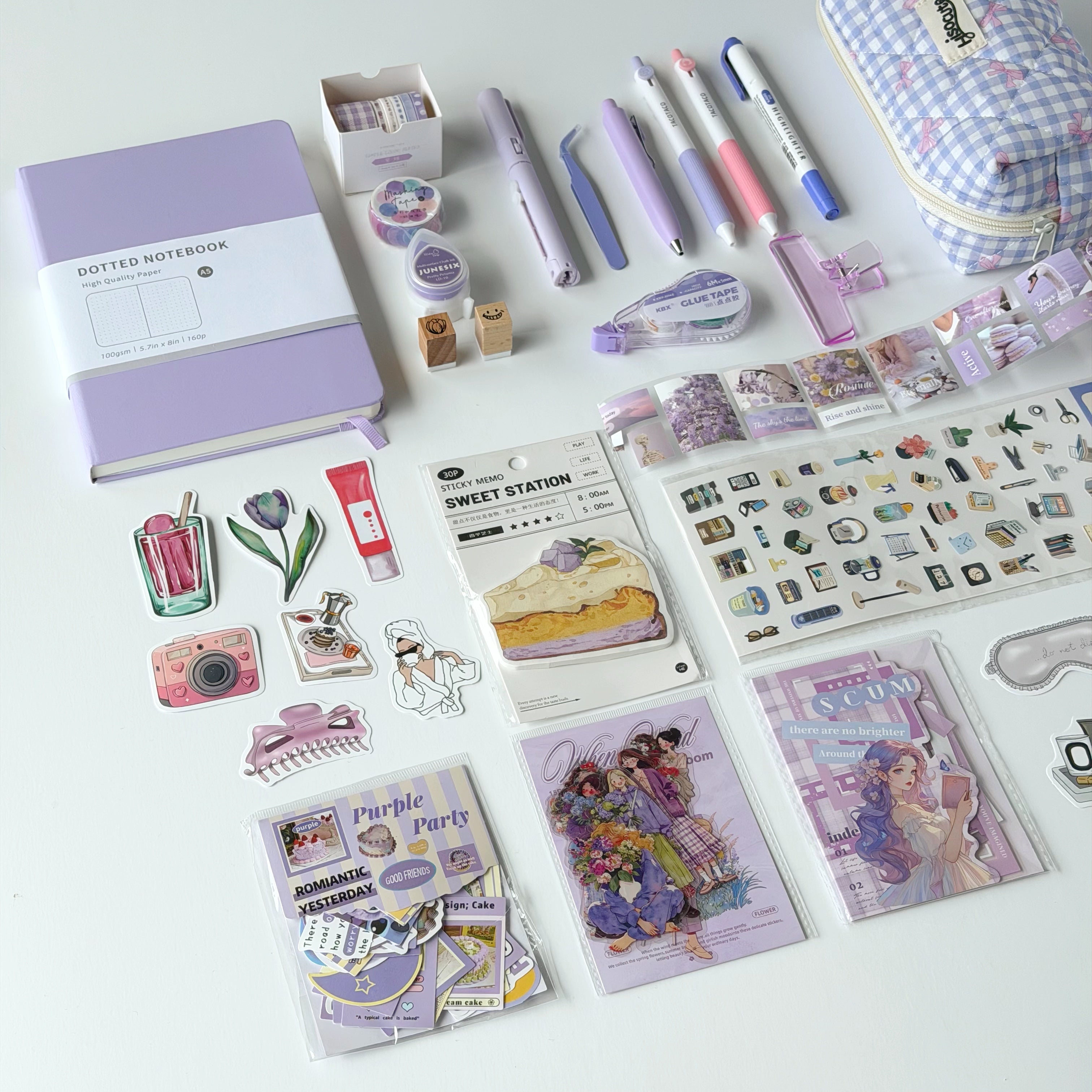 Purple Creative Journaling Set 💜✨