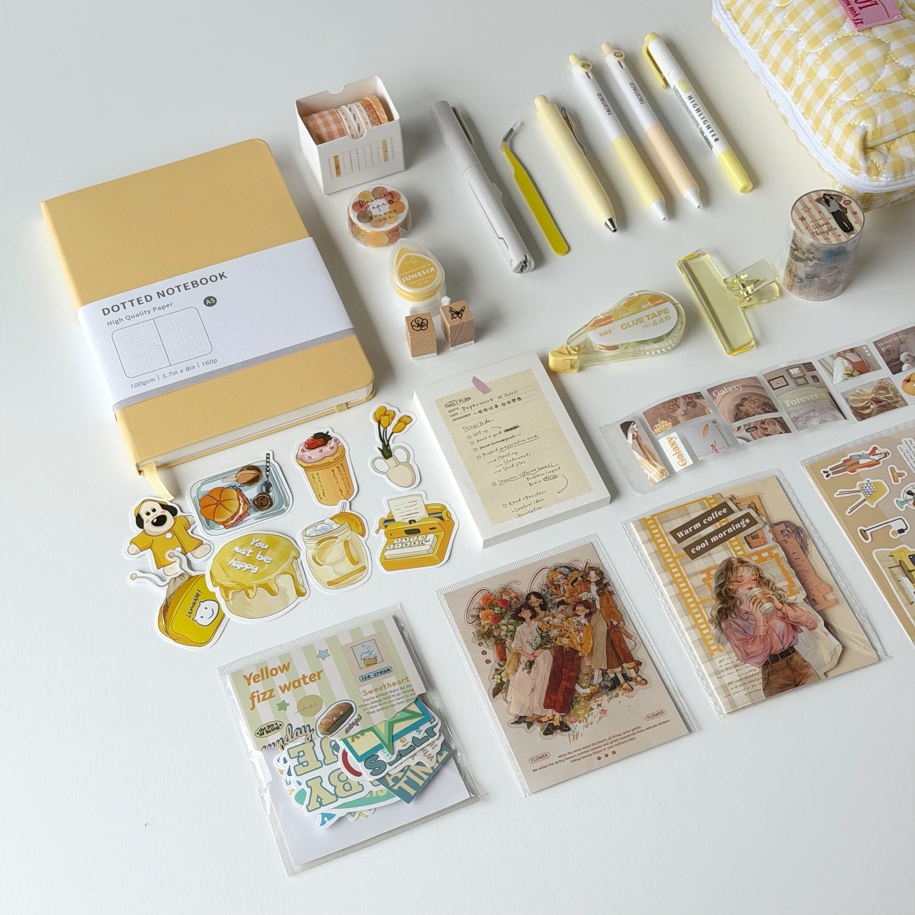Yellow Cozy Journaling Set 💛☀️