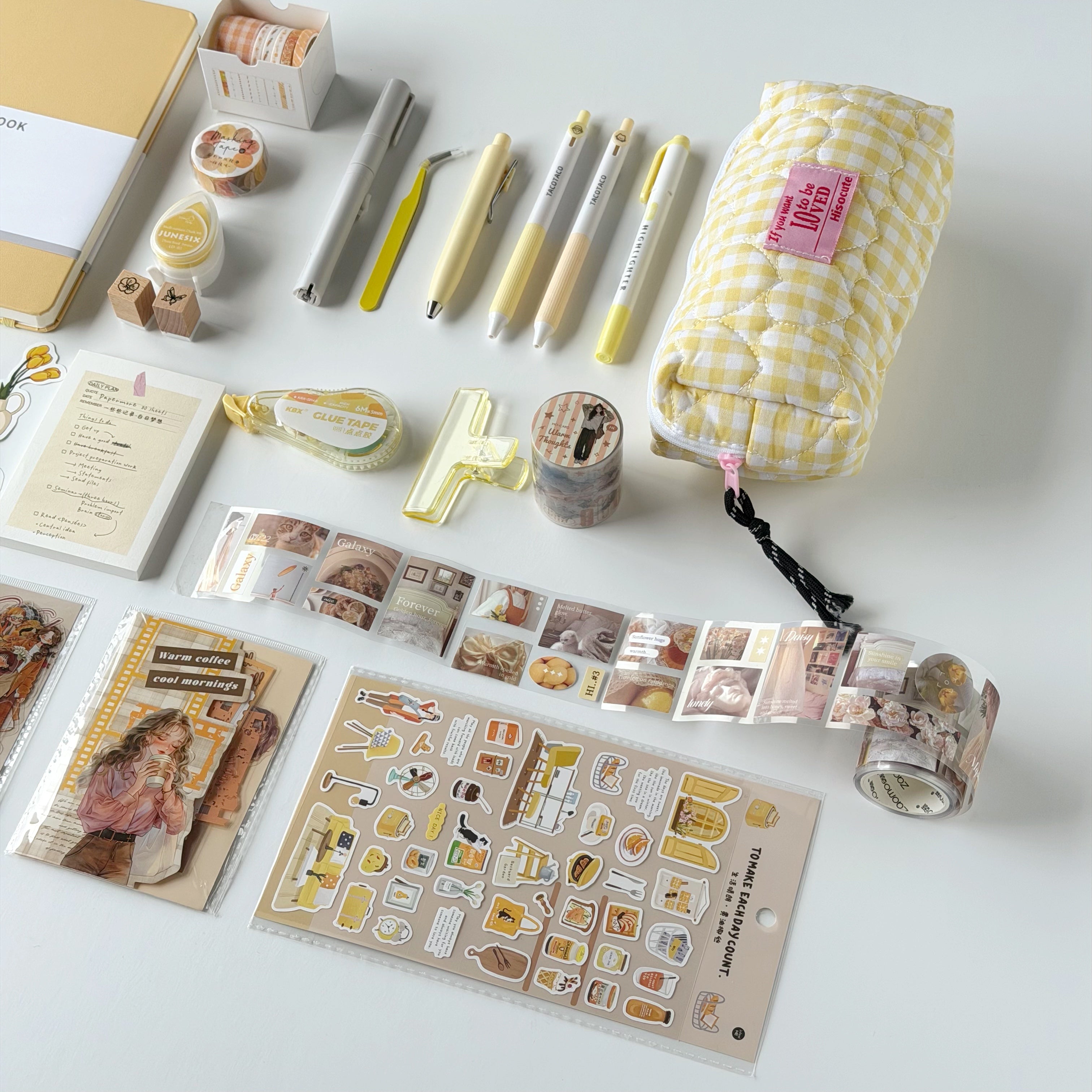 Yellow Cozy Journaling Set 💛☀️