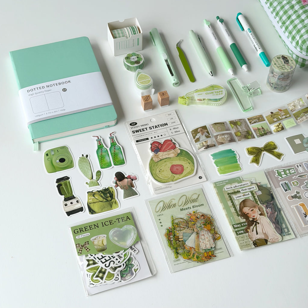 Green Fresh Journaling Set 💚🌿