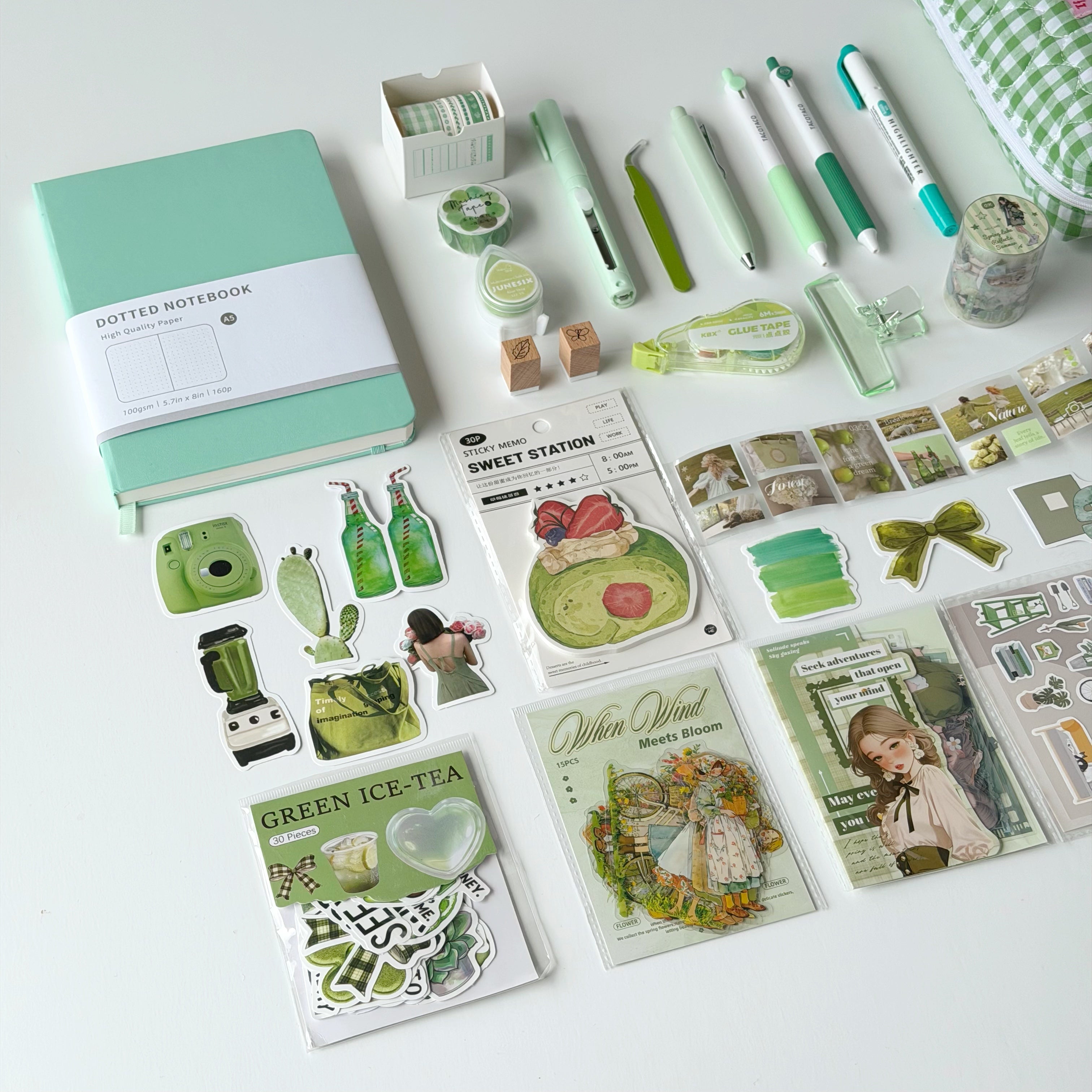 Green Fresh Journaling Set 💚🌿
