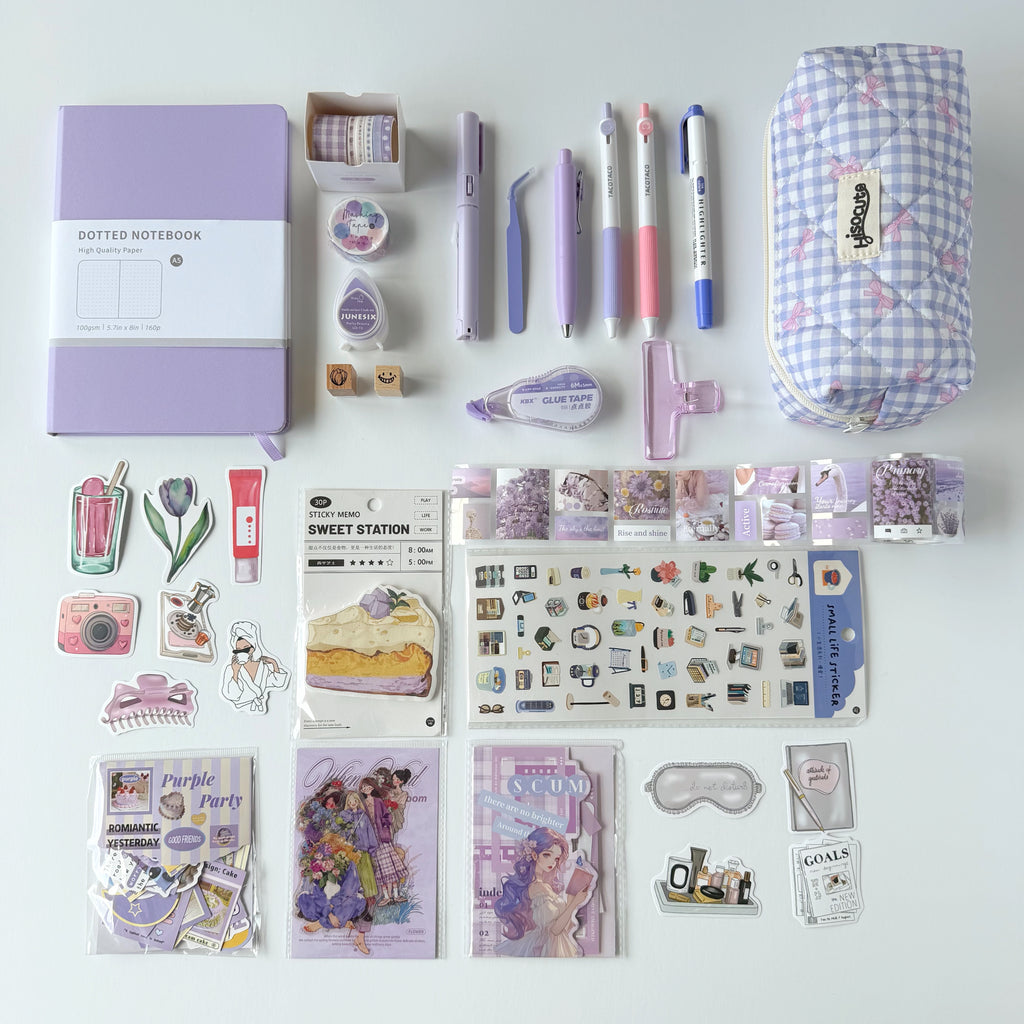 Purple Creative Journaling Set 💜✨
