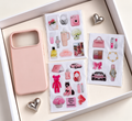 🌸 Pink Case and Sticker Set